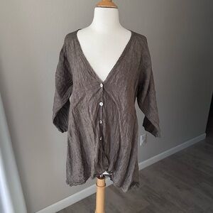 100% Mesh Linen Tunic Match Point USA